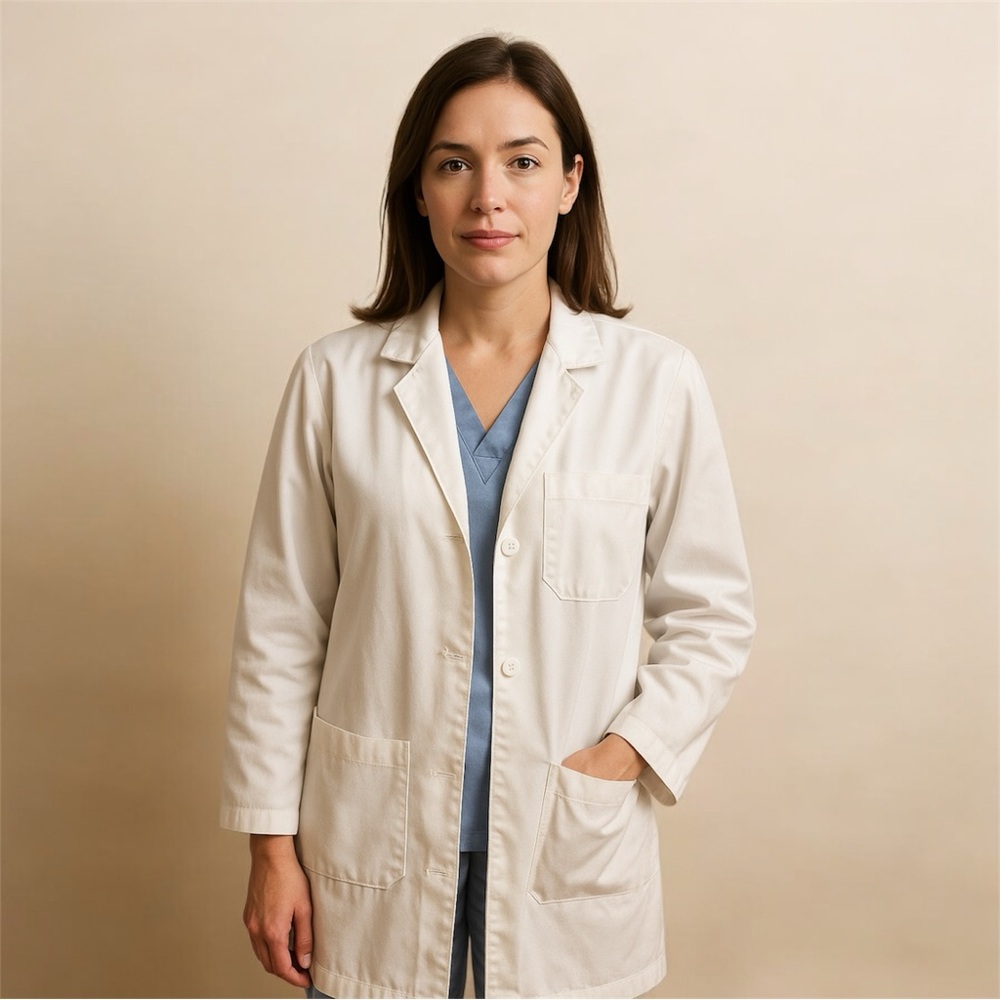 White Lab Jacket by Peaches Uniforms
